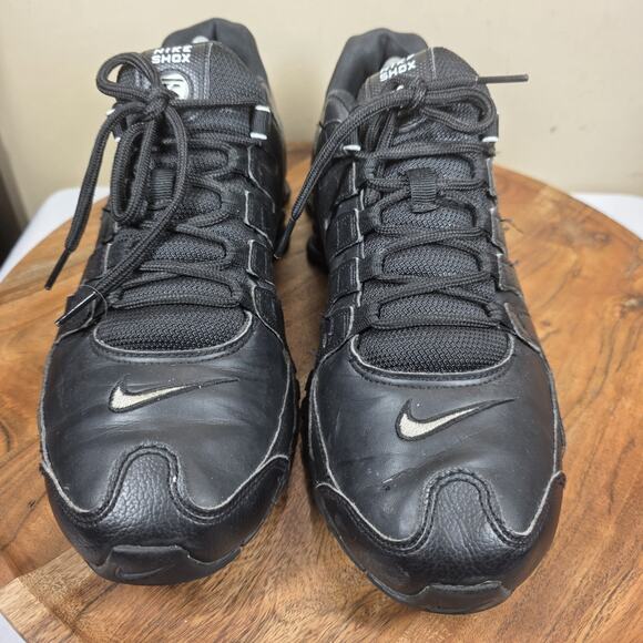 Nike Shox NZ Mens Black And White Size 10.5 Shoes Sneakers 501524-091 - Picture 5 of 10